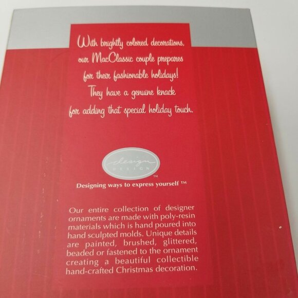 Couple Xmas Tree And Lights Christmas Ornament Collectible Design Design New - Picture 4 of 9